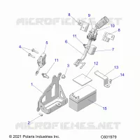 ELECTRICA, BATTERY, MANUAL START POWER UP COMPONENTS