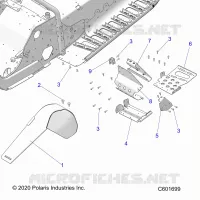 CHASSIS, FOOTREST-LH AND PROTECCIÃ³N DEL EMBRAGUE