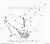 SISTEMA DE COMBUSTIBLE, FUEL TANK ASM.