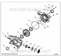 TREN, REAR GEARCASE INTERNALS