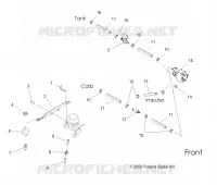 MOTOR, CARBURADOR MOUNTING AND GASOLINA LINES