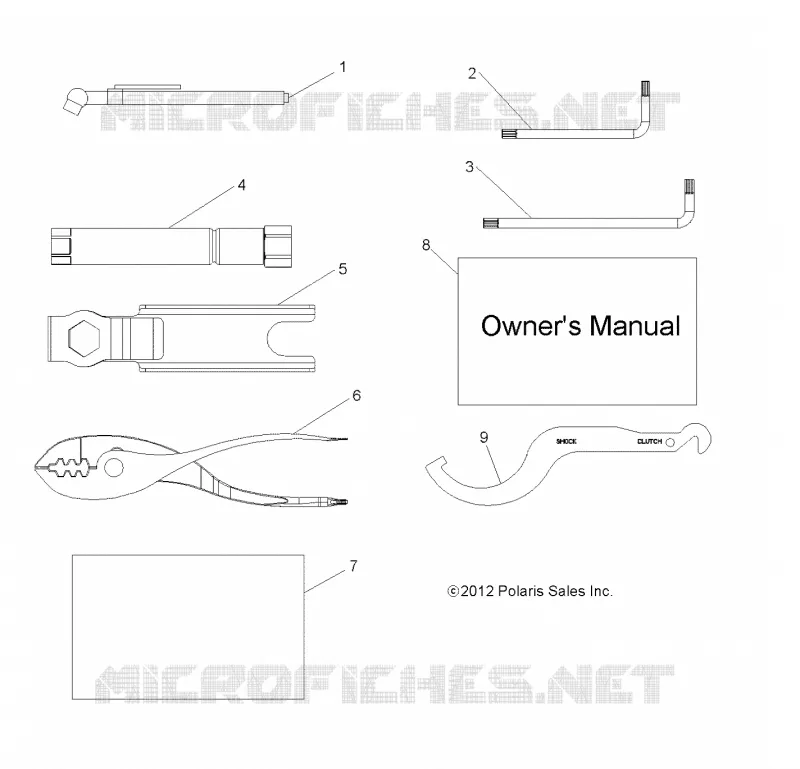 REFERENCES, KIT DE HERRAMIENTA and EL MANUAL DEL PROPIETARIO