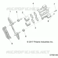 BRAKES, PINZA TRASERA