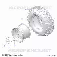 RUEDAS, REAR TIRE