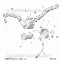 ENGINE, TOMA DE AIRE SYSTEM
