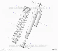 SUSPENSION, CHOQUE FRONTAL MOUNTING, STANDARD/PREMIUM