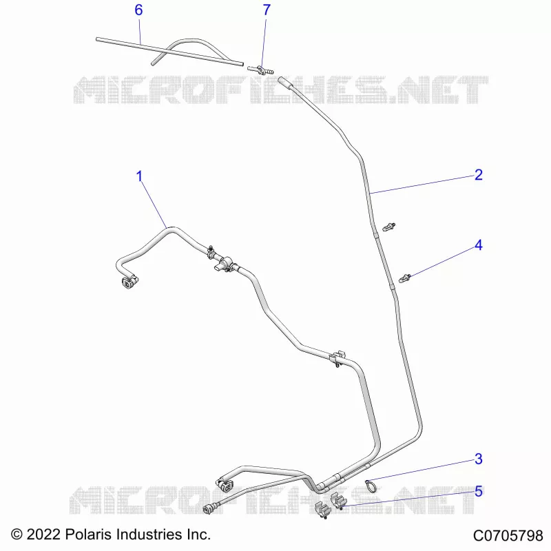 SISTEMA DE COMBUSTIBLES, FUEL LINES, STD.