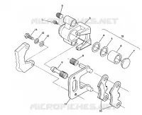 MONTAJE DE FRENO DELANTERA 350 4X4 / W928139 (4922832283030A)