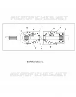 DRIVE TRAIN, TRASERO UNIDAD SHAFT, 1333335