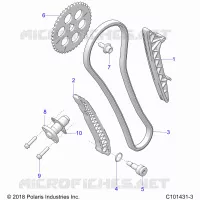LA CADENA DE LEVAS AND TENSIONER