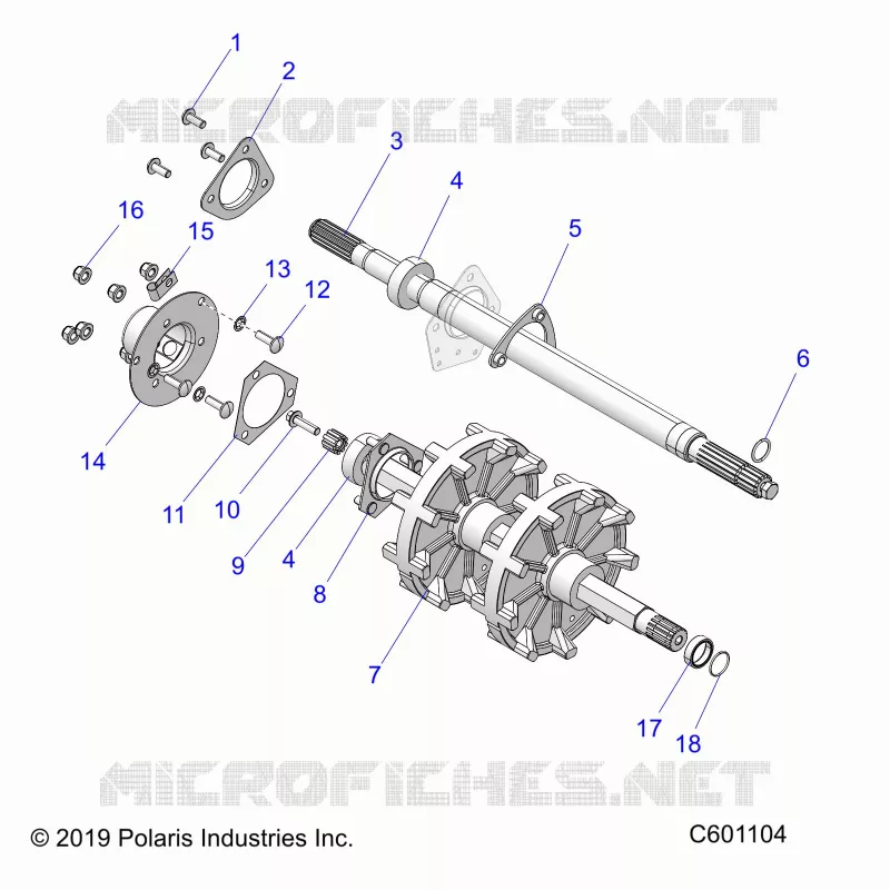 TREN, JACKSHAFT AND DRIVESHAFT