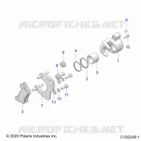 BRAKES, BRAKE PINZA FRENO DELANTERA (FROM 8/16/2021)