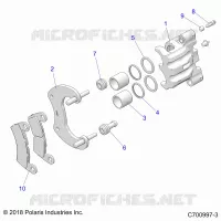 BRAKES, PINZA TRASERA