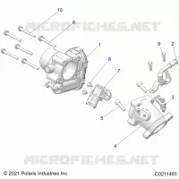 ENGINE, CUERPO DE MARIPOSA AND FUEL RAIL