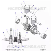 ENGINE, PISTON AND CIGUEÑAL