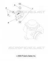 MOTOR, CARBURADOR BRACKET