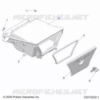 BODY, CAJA DE ALMACENAJE, REAR