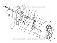 CHAINCASE ASSEMBLY TRAIL/0930761 AND  TRAIL DELUXE/0930243 (4923222322018A)
