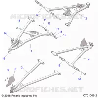 SUSPENSIÃ“N DELANTERA CONTROL ARMS