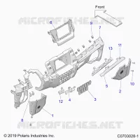TABLERO LOWER, RIDE COMMAND
