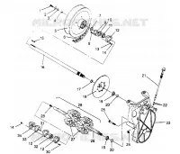 TREN ASSEMBLY  500 EFI 0952774, EFI SKS 0952574,   EFI SKS PT 095297 (4929052905B012)