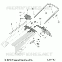 BODY, BUMPER, REAR, SNOWFLAP AND LUZ DE LA COLA COVER