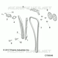 LA CADENA DE LEVAS AND TENSIONER