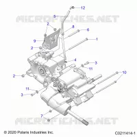 TREN, MAIN GEARCASE MOUNTING
