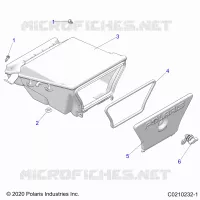 BODY, CAJA DE ALMACENAJE, REAR