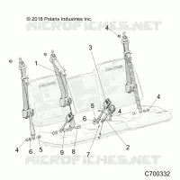 ASIENTO BELT AND MOUNTING
