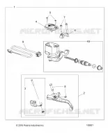 BRAKES, FRONT BRAKE LEVER AND CILINDRO MAESTRO