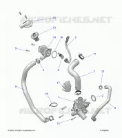 MOTOR, WATERPUMP AND BYPASS -Z24G4D92AN/BN/AZ/BZ (C702984)