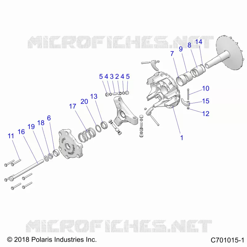 TREN, PRIMARY CLUTCH