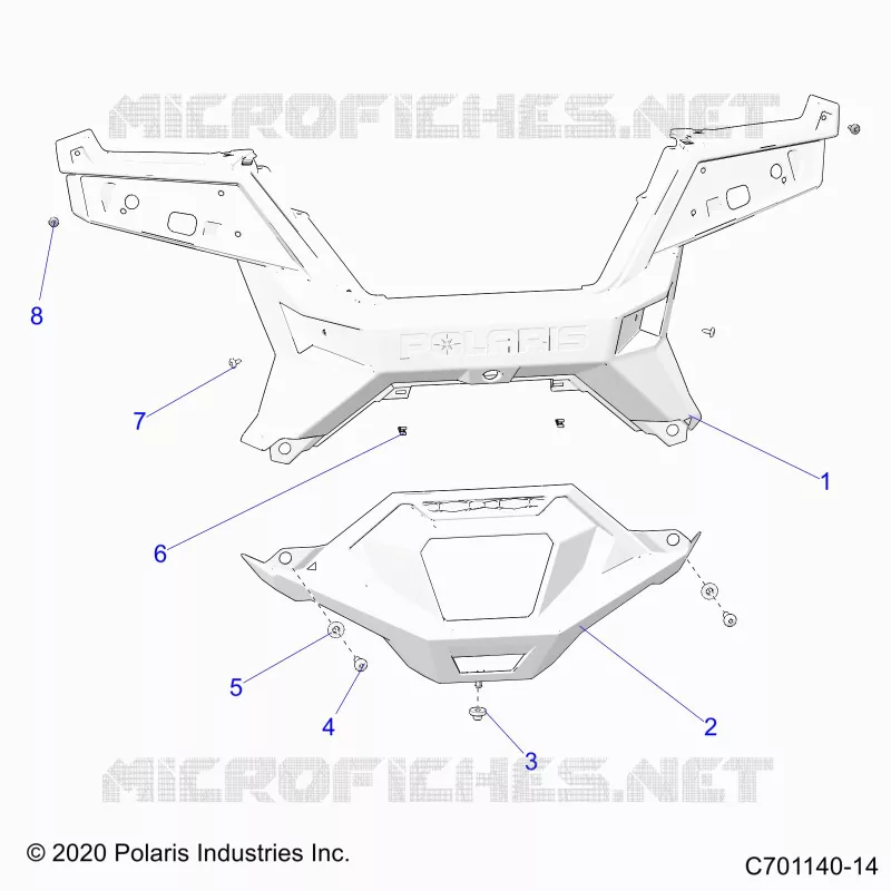 CARROCERÍA POSTERIOR BUMPER