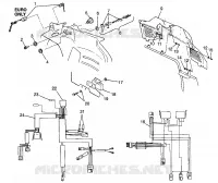 CONSOLA Y CABLE DE MAZO Storm 0975782, Storm S.E. H975782, European Storm (4937823782A010)