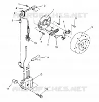 MAGNETO ASSEMBLY 440 / 0930760 AND 440 SKS / 0930560 (4922932293035A)