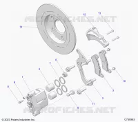 BRAKES, PINZA TRASERA
