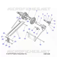 SUSPENSION, TRASERO ARM PAR