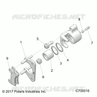 FRENO TRASERO CALIPER