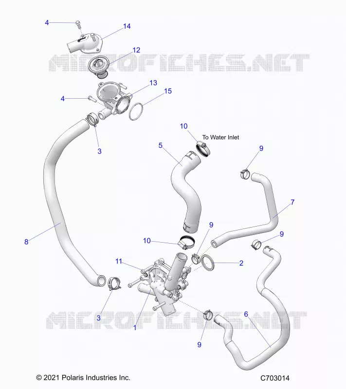 MOTOR, WATERPUMP AND BYPASS
