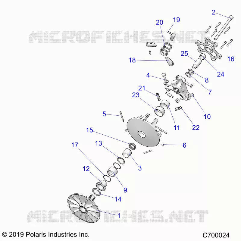 TREN, PRIMARY CLUTCH