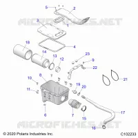 ENGINE, TOMA DE AIRE SYSTEM