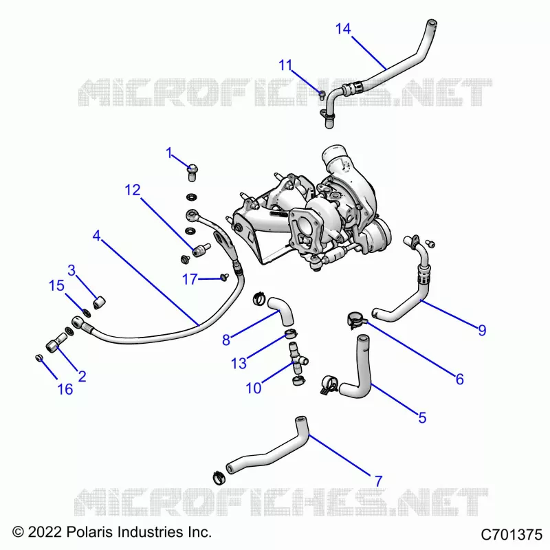 ENGINE, TURBO, COOLING AND OIL