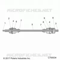 TREN, FRONT HALF SHAFT