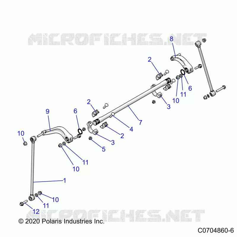 SUSPENSION, REAR BARRA ESTABILIZADORA