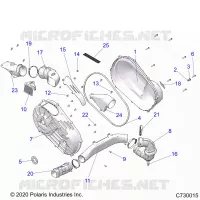 TREN, CLUTCH COVER AND DUCTING