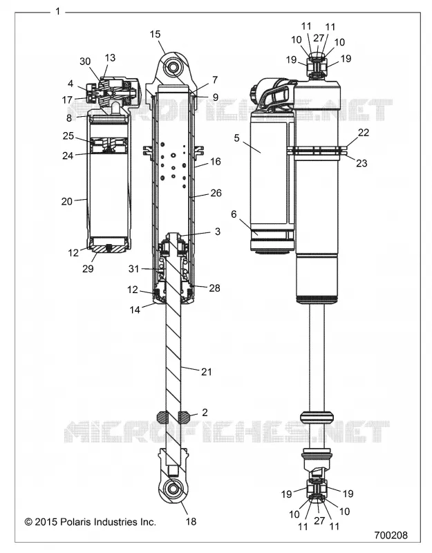 SUSPENSIÓN DELANTERA SHOCK (7044374/5)