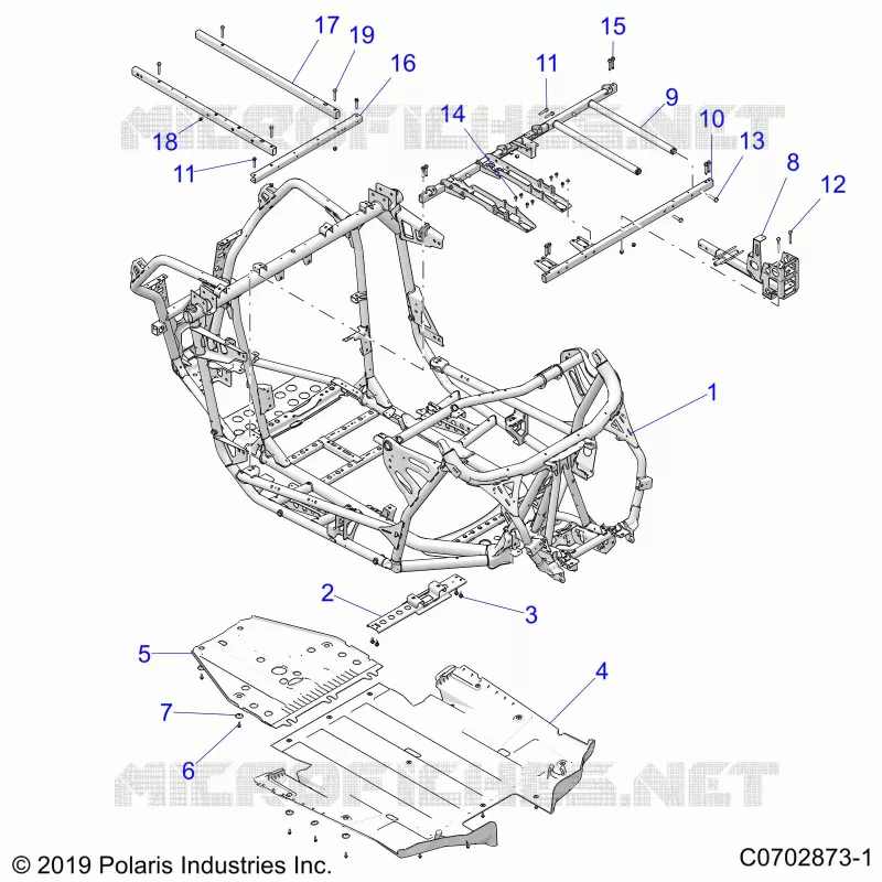 CHASSIS, MAIN FRAME AND ESQUÃD PLATES