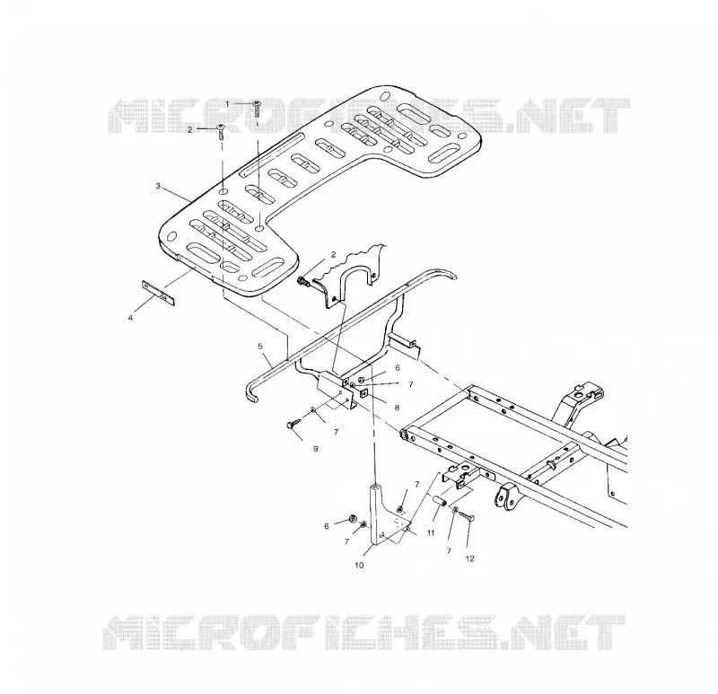El montaje en bastidor trasero