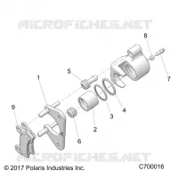BRAKES, PINZA TRASERA